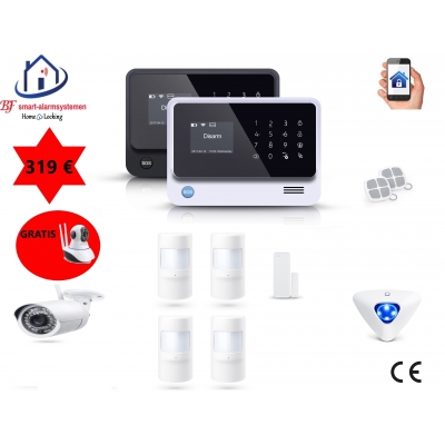 Home-Locking draadloos smart alarmsysteem wifi,gprs,sms set 3 AC-05 Home-Locking draadloos smart alarmsysteem wifi,gprs,sms set 3 AC-05